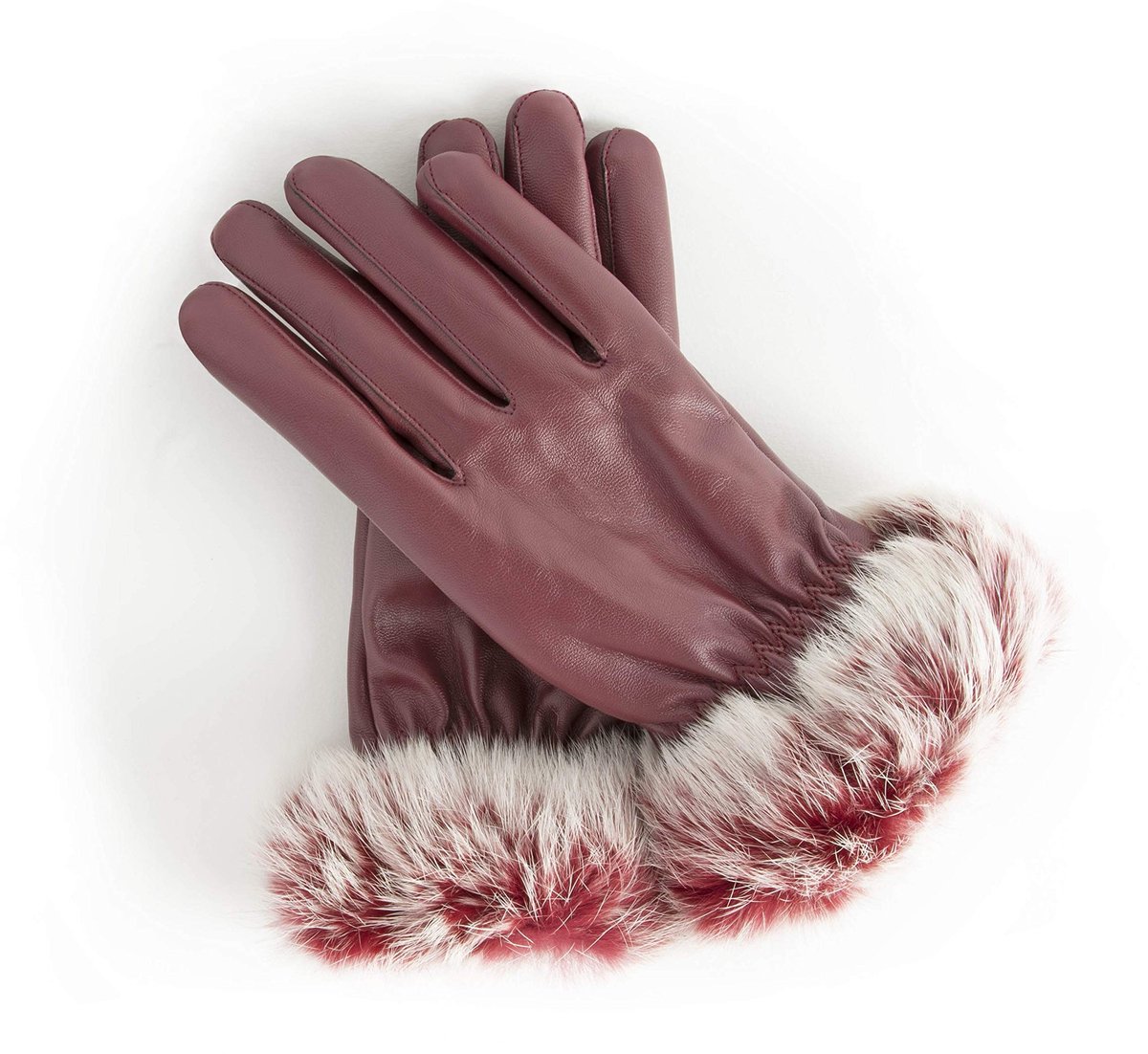 Omgoods - Dames Touchscreen Handschoenen van Eco-leer met Plush Voering