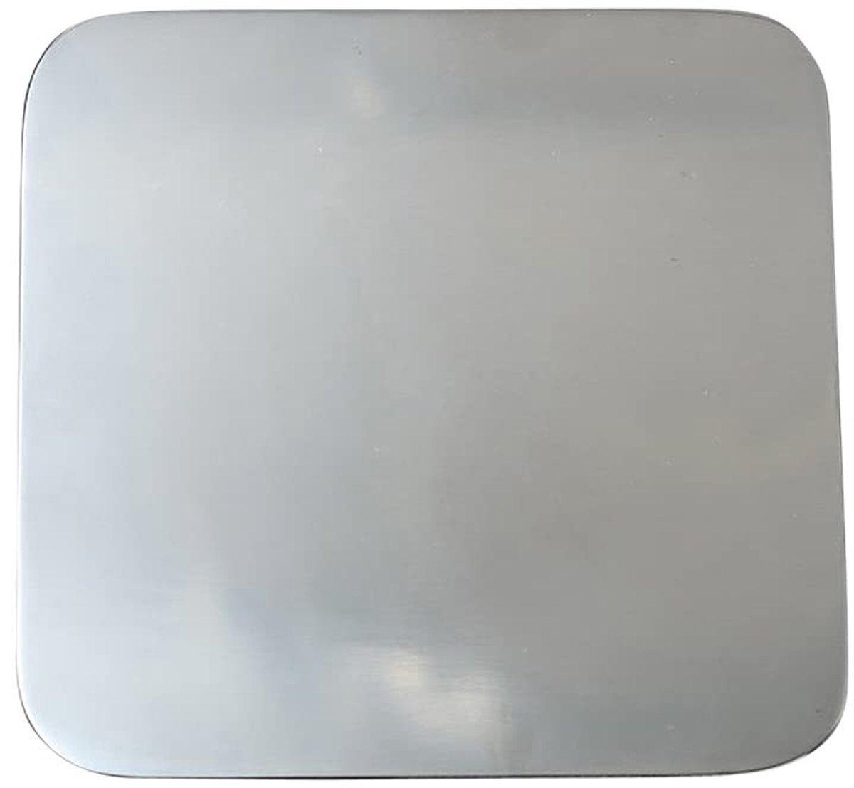 Omgoods - RVS Kaarsenplate 14x14 cm Gepolijst