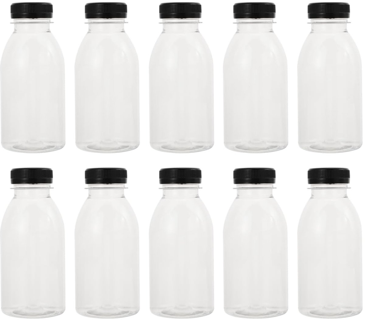 Omgoods - Set van 10 Plastic Herbruikbare Containers 300ml met Deksel