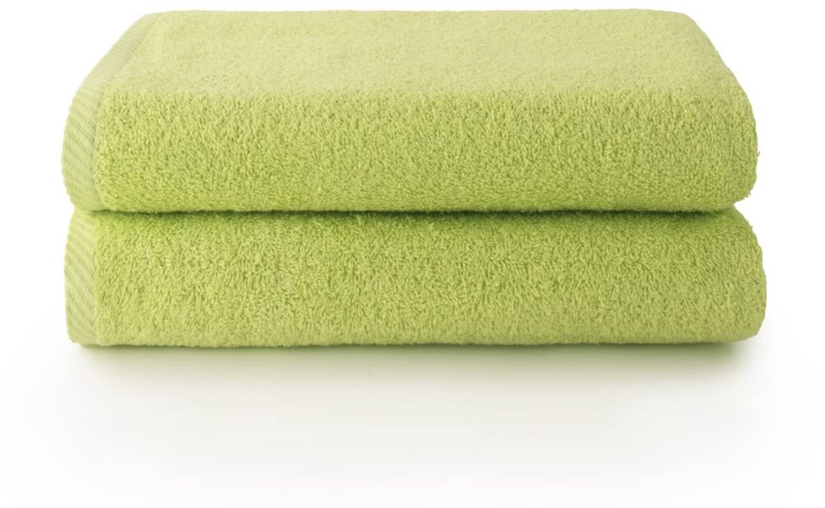 Omgoods - Set van 2 Badhanddoeken 100% Katoen, 70 x 140 cm