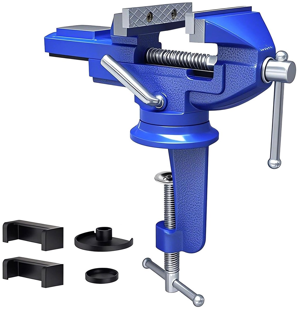 Omgoods - 80 mm Tafelvise voor Houtbewerking met 360 Graden Rotatie