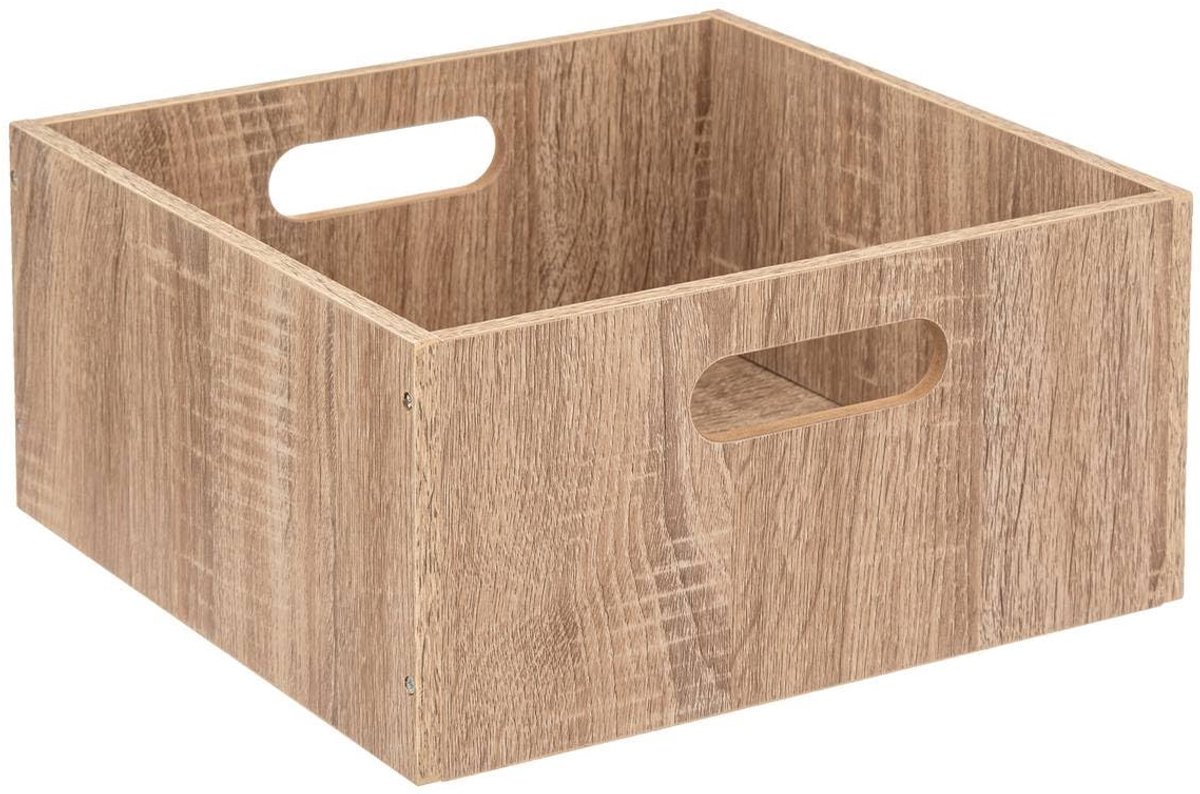 Omgoods - Five Opbergdoos in Eikenhout - 31 x 31 x 15 cm