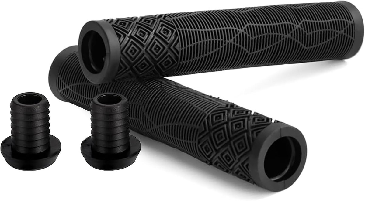 Fietshandgrepen 160 mm - Antislip - Zacht rubber - Voor mountainbike en scooter - ShopVlot