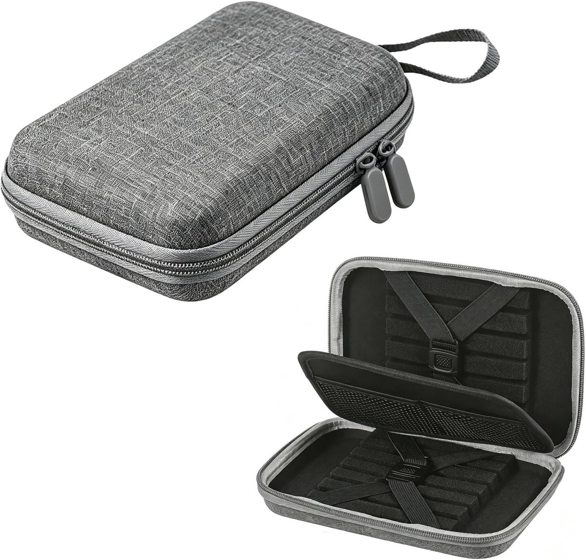 Darts tassenorganizer, zwarte darttas met handvat, dubbelzijdige dartbox, darttas voor 12 darts, darttasbox - ShopVlot