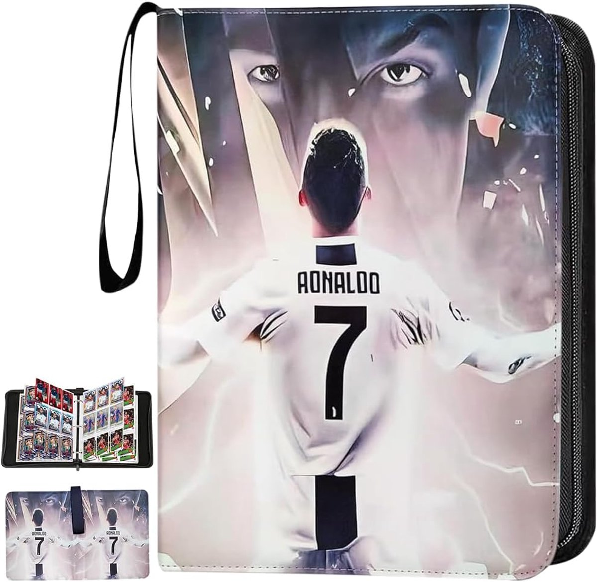 SnelShoppen - Voetbalkaart Verzamelalbum - Album voor 50 Verwijderbare Kaarten - Geschikt voor Alle Voetbalkaarten - Perfect voor Fans en Verzamelaars