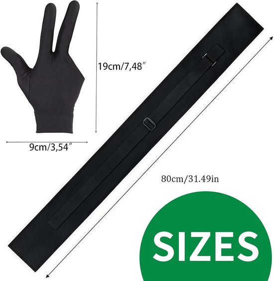 Biljartkeu-tas voor 1/2 biljartstokken - dubbellaags nylon - ruimtebesparend - optimale bescherming - ShopVlot — afbeelding 5