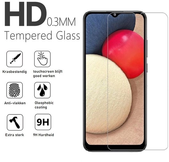 HD 0.3MM Gehard Glas: Krasbestendig, anti-vlekken, extra sterk, met behoud van touchscreen-functie. Oleofobische coating, 9H Hardheid.
