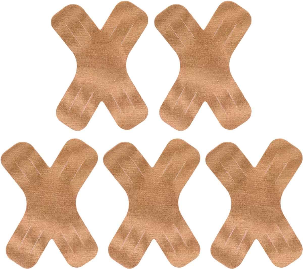 10 Stuks Kinesiologie Tape voor Sport – Fysiotape Waterdicht voor Knie, Schouder, Rug, Enkel en Spierondersteuning - Beige