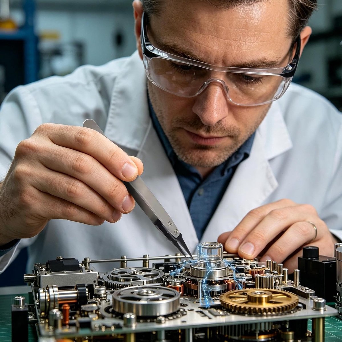 Soldeerpincet - Precisie pincet Antistatisch pincet - Elektronica Reparatie - Fijne Punt - 13 cm - Zilver