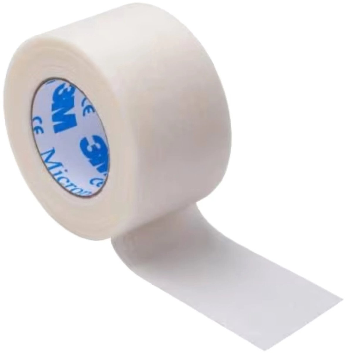 3M Micropore chirurgische fixatie tape 2,5cmx9,1m wit - hypoallergene hechtpleister, zacht voor de huid, goede kleefkracht en ademend - makkelijk op maat scheurbaar