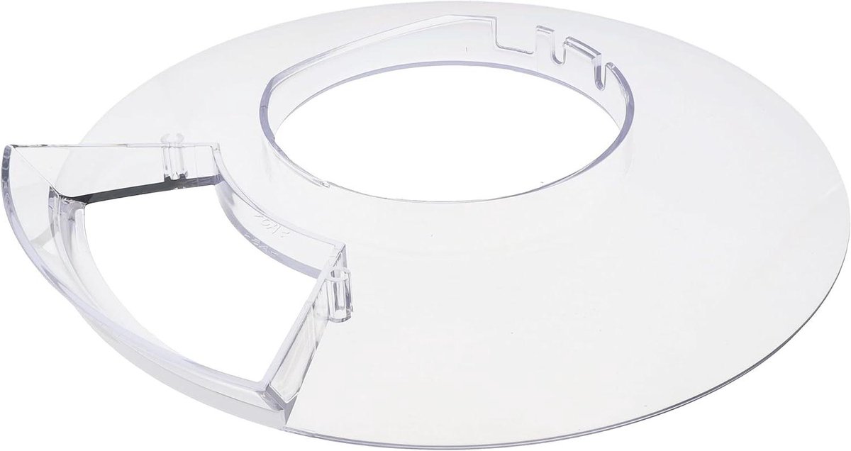 Deksel voor Keukenmachine - Planetaire Mixer Deksel - Keukenwerk - Origineel Reserveonderdeel - 23 x 23 x 4 cm - Transparant