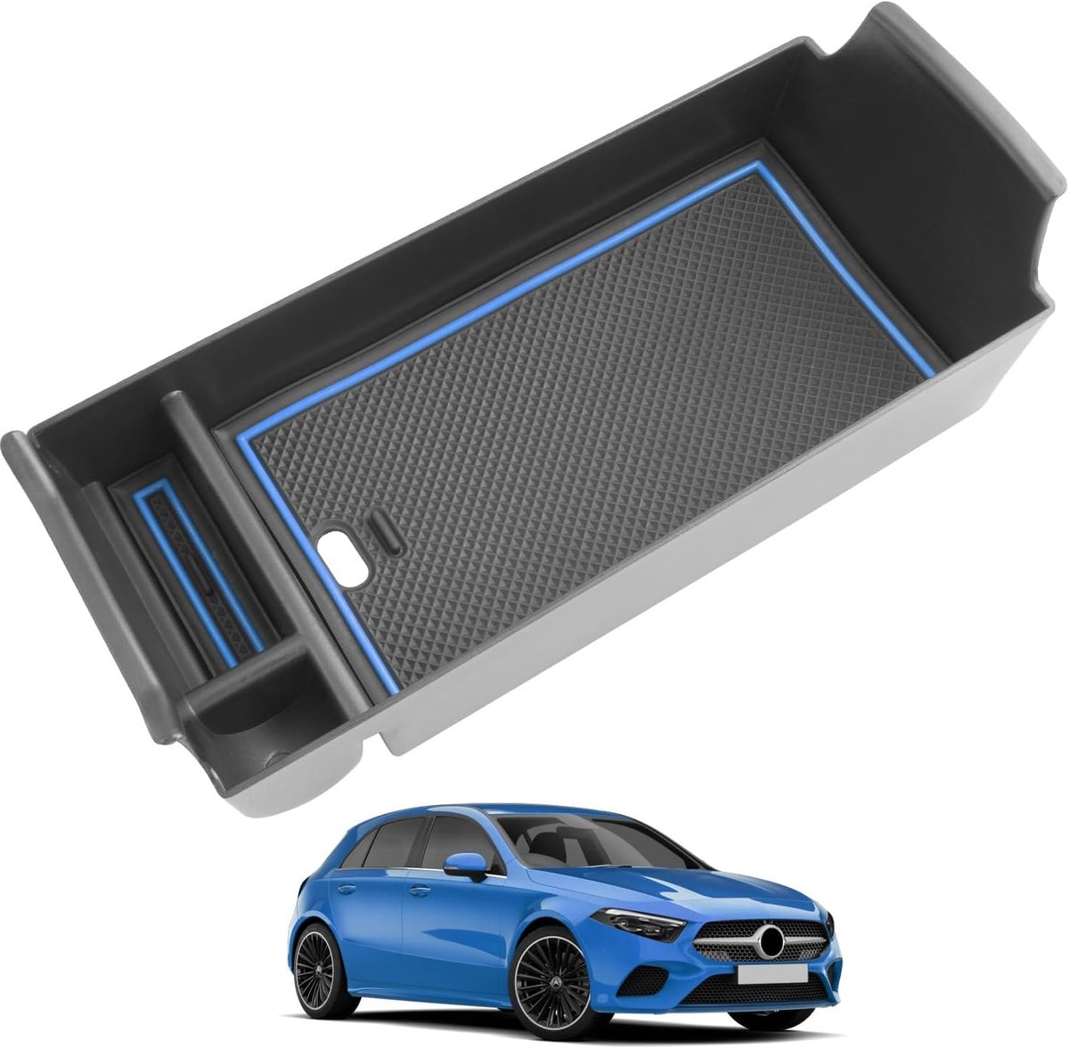 Centre console storage compartment for Mercedes A-Class W177 V177 B-Class W247 GLA H247 CLA C118 2019-2023 2024 - ShopVlot