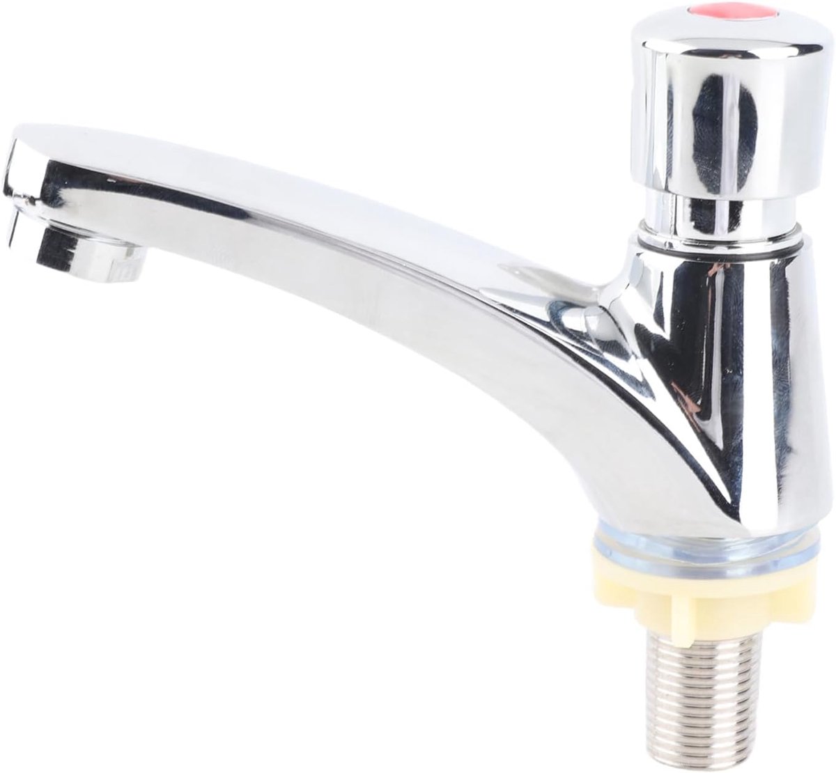Bathroom Self Closing Sink Faucet, G1/2 Self Closing Kitchen Sink Fixtures for Public Kitchen Bathroom - ShopVlot