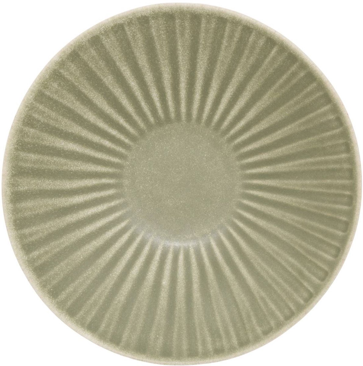 Lot de 4 Assiette creuse Nyero ronde D.21cm vert