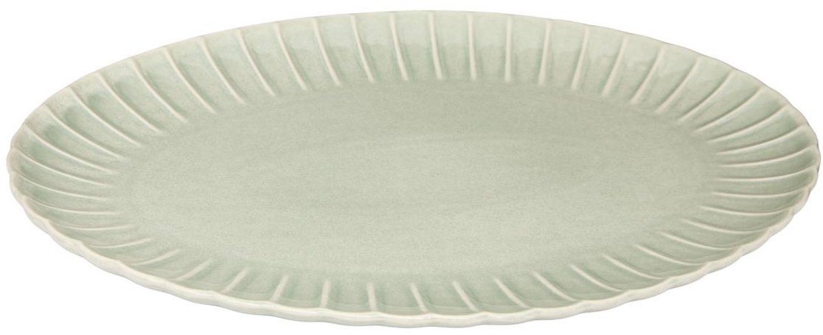 Plat ovale Romy 29x41cm vert