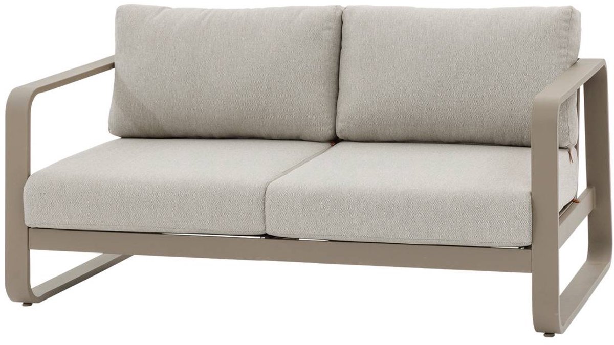 2-zits tuinset van aluminium DOMILLY
