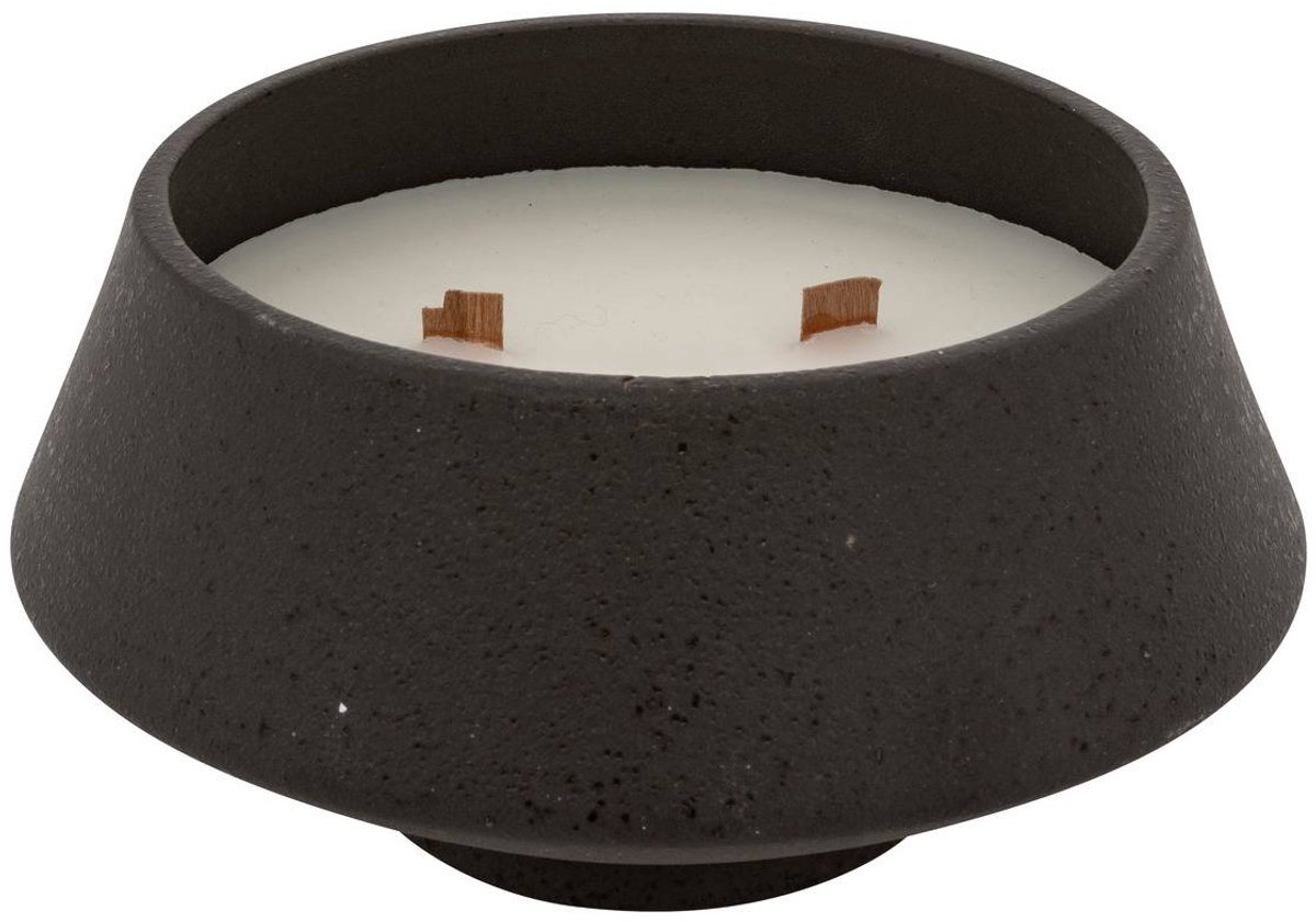 Geurkaars met 3 lonten in keramische pot INUIT DREAMS