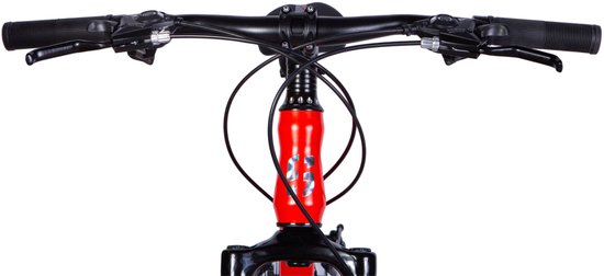 Mars - Kinderfiets - 24 inch - 21 versnellingen - Schijfremmen - 130-160 cm - Rood/Zwart - Jongen van Mars — afbeelding 4