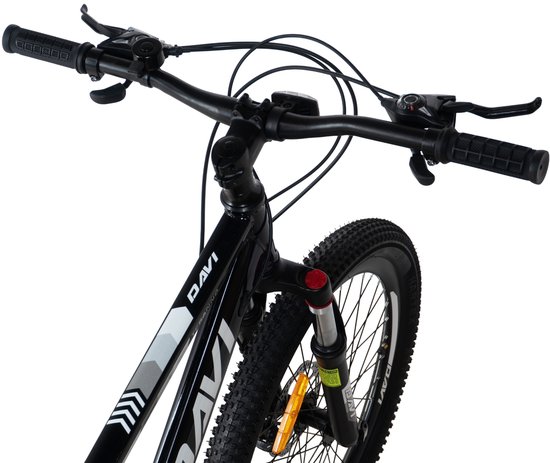 Davi Terrano - Kinderfiets - 24 inch - 21 versnellingen - Schijfremmen - 130-160 cm - Zwart/Wit - Jongen van Davi Terrano — afbeelding 3