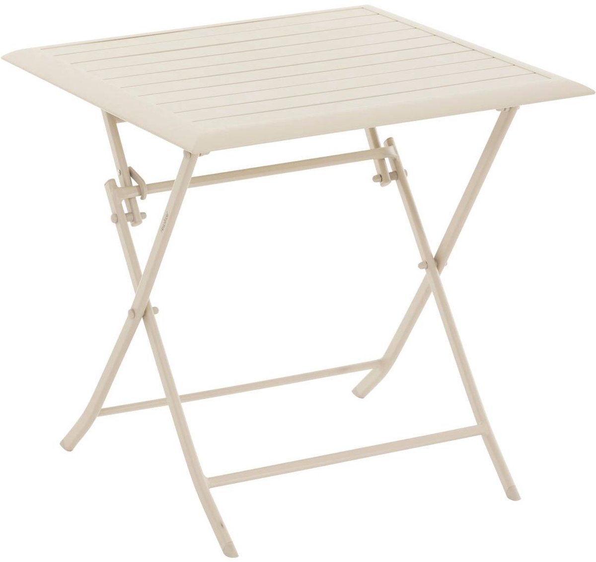 Vierkante opvouwbare aluminium tuintafel voor 2 personen AZUA