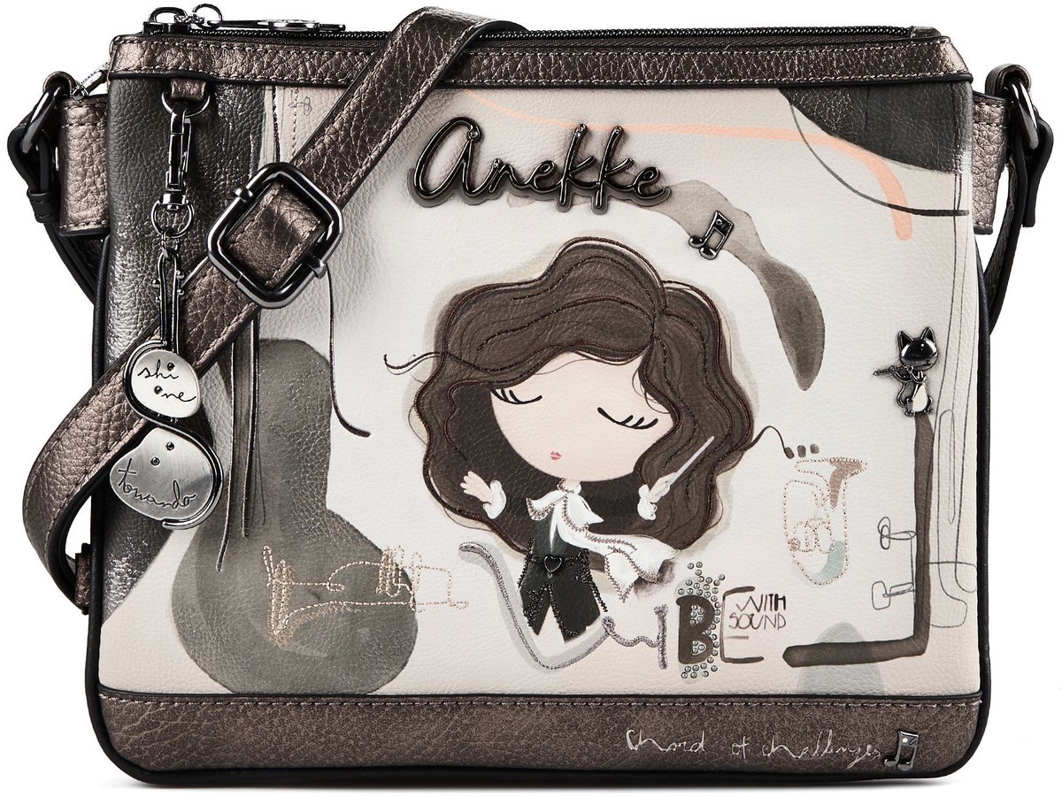 Anekke schoudertas Orchestra Crossbody Bag Multicolor veelkleurig