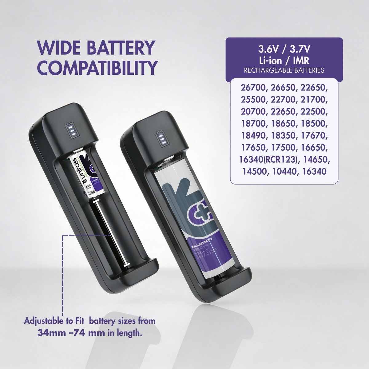 Uniross Neo1 – Li ion Batterij lader