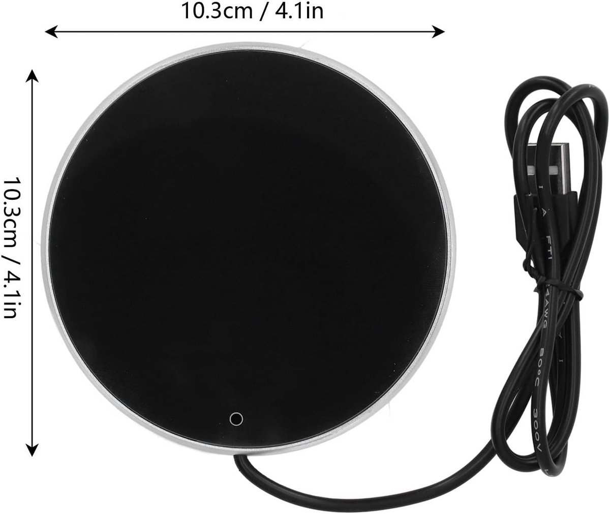 Kopjeswarmers met constante temperatuur 55°C - Slimme USB drankverwarmer - Tempered glas - Ideaal voor warme dranken - ShopVlot