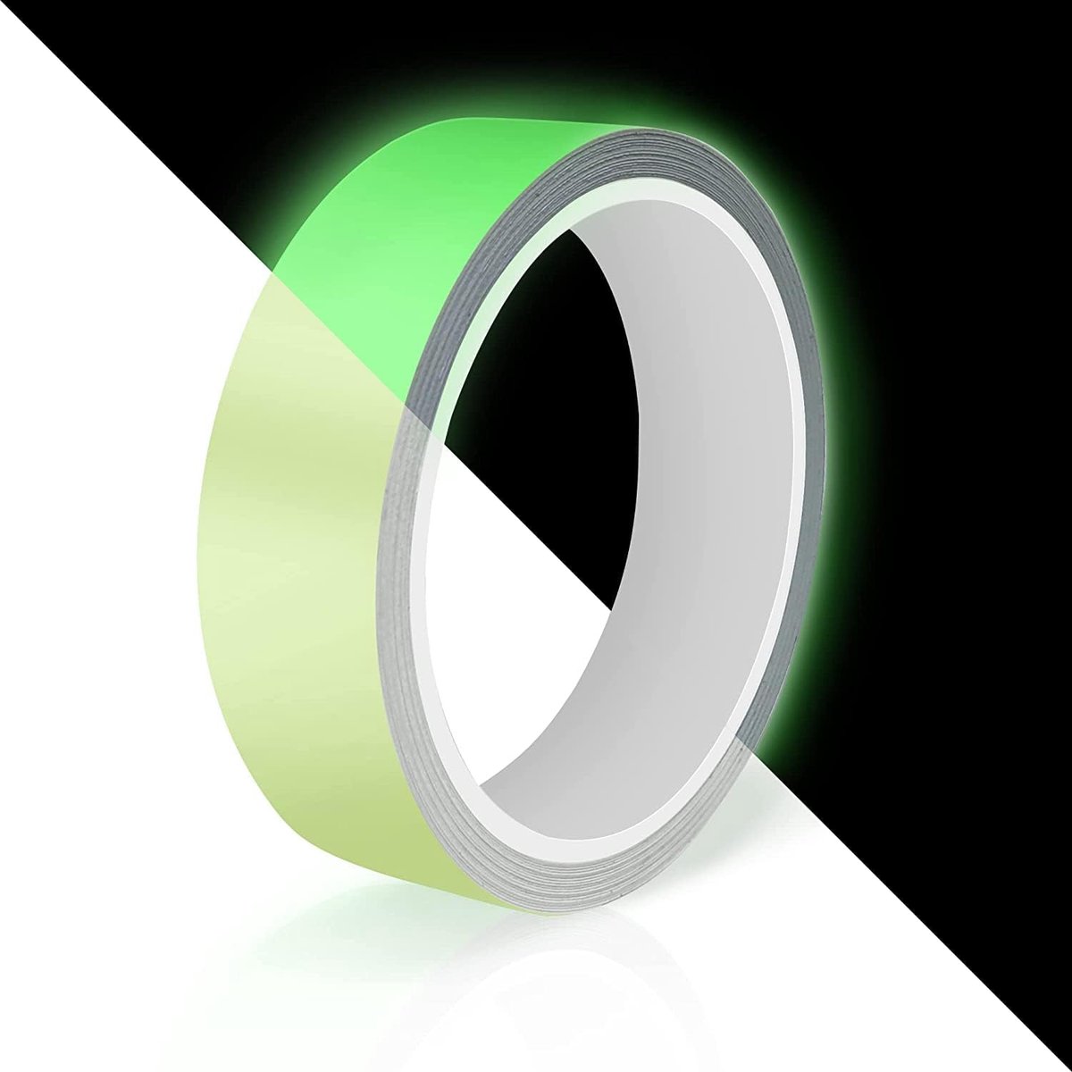 SnelShoppen - Glow in the Dark Tape 5cm x 3m - Felgroene Fluorescerende Tape voor Veiligheid en Decoratie - Luminous Tapes voor Thuis, Sport en Feeste