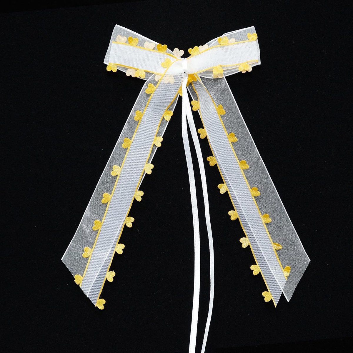 SnelShoppen - 50 Stuks Auto Strikken, Antenne Strikken, Organza Hart Strikken, Trouwauto Decoratie, Bruidskoppel Versiering, Feestdecoratie, Verjaarda