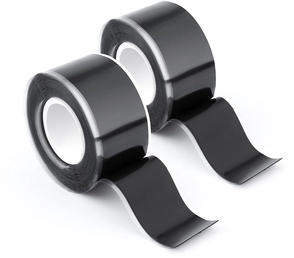 SnelShoppen - 2 Rollen Grip Tape voor Handvaten, 2.5cm x 3m Silicone Wrap Zelfklevend voor Gymnastiek Fitness Sportuitrusting Handvat Dumbbells Gereed