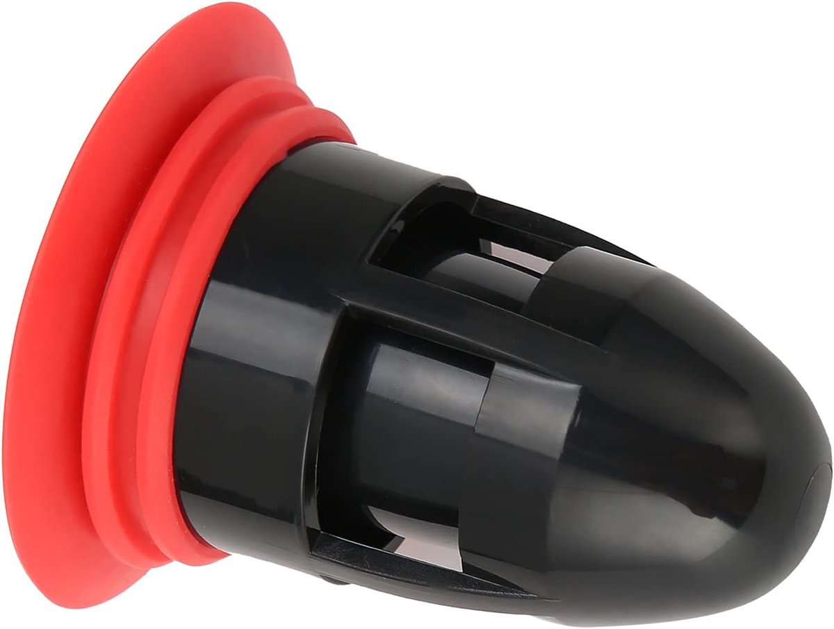 SnelShoppen - Doucheafvoer Afvoer Terugloopbeschermer Riool Kern Anti-Geur Plug Afvoer Anti-Blokkade Afvoer Sifon Kern Badkamer Accessoire Zwart