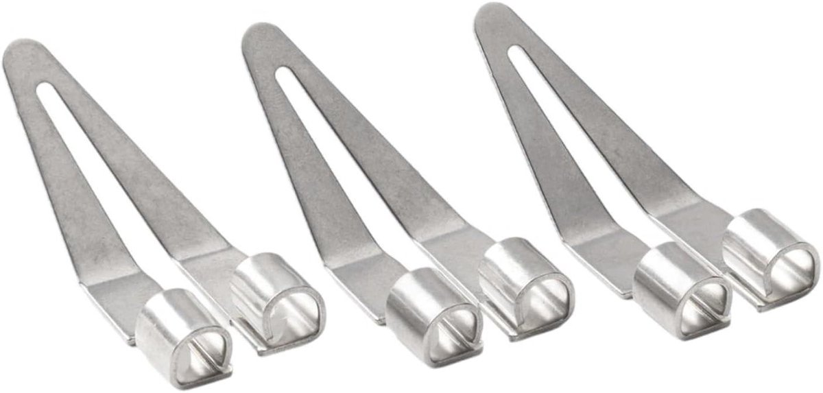 Metalen Las Tips - Soldeer Reparatie Punt - Plastic Repareren - 45 Graden Elleboog Ontwerp - 50mm - Zilver