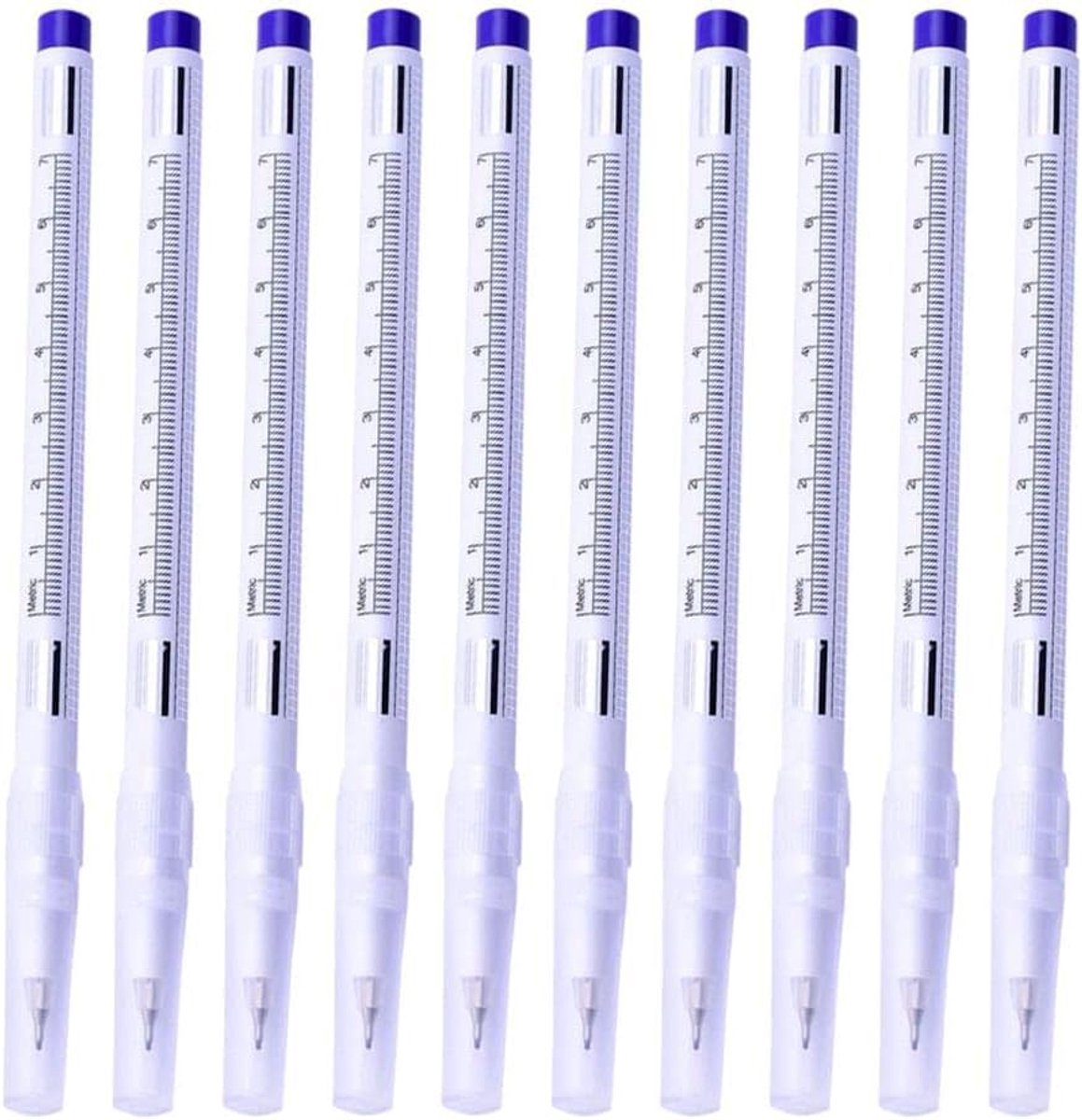 Skin Marker Pen 10 Stuks - Niet-toxische inkt - Voor nauwkeurige huidmarkering - Ideaal voor tattoo-artiesten - SnelShoppen
