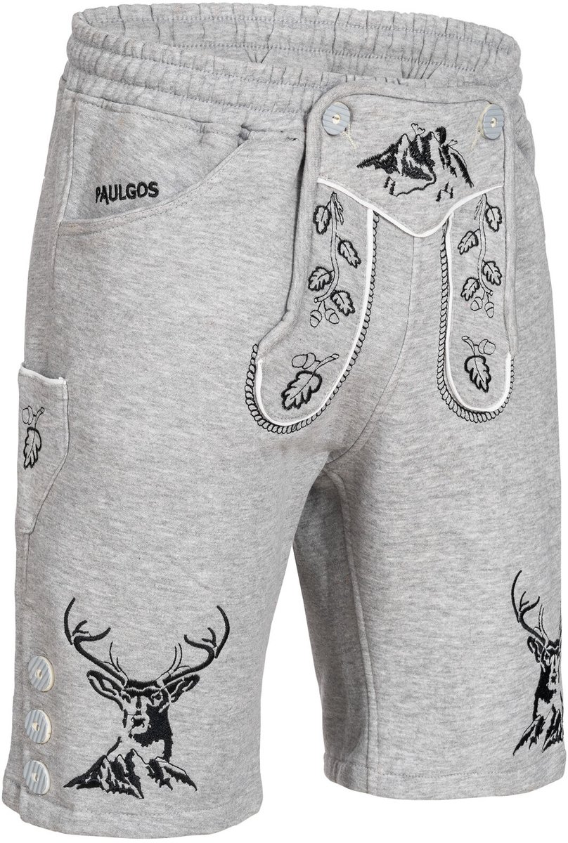 PAULGOS Traditionele Joggingbroek voor Heren - Design: Traditionele Leren Broek - JOK4 - Verkrijgbaar in 3 kleuren - Maten S - 5XL