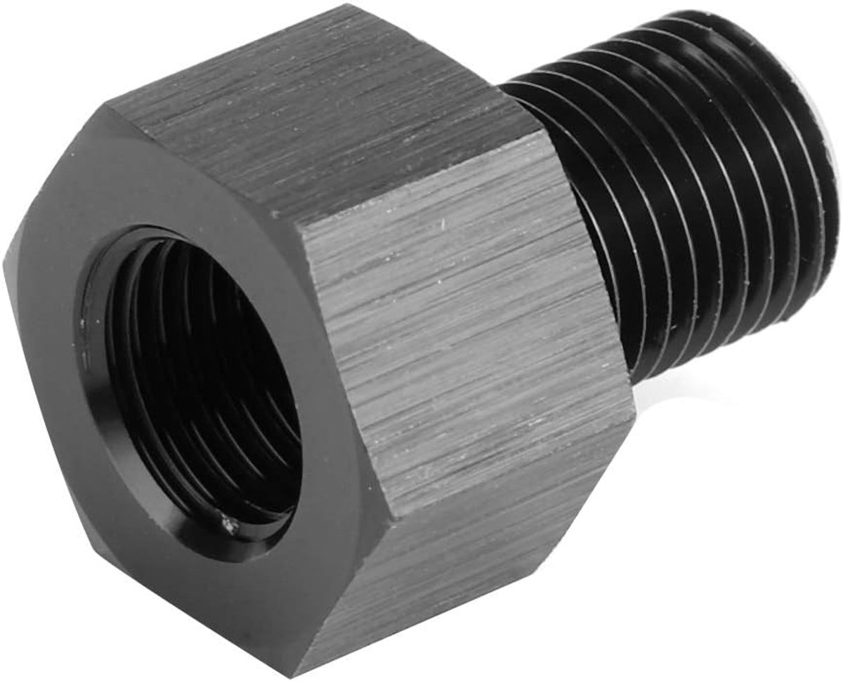 Dailygoods - adapter - M10x1.0 Adapter - Duurzaam en betrouwbaar - Zwart - Oliedrukmeter - Eenvoudige installatie - Geschikt voor diverse toepassingen
