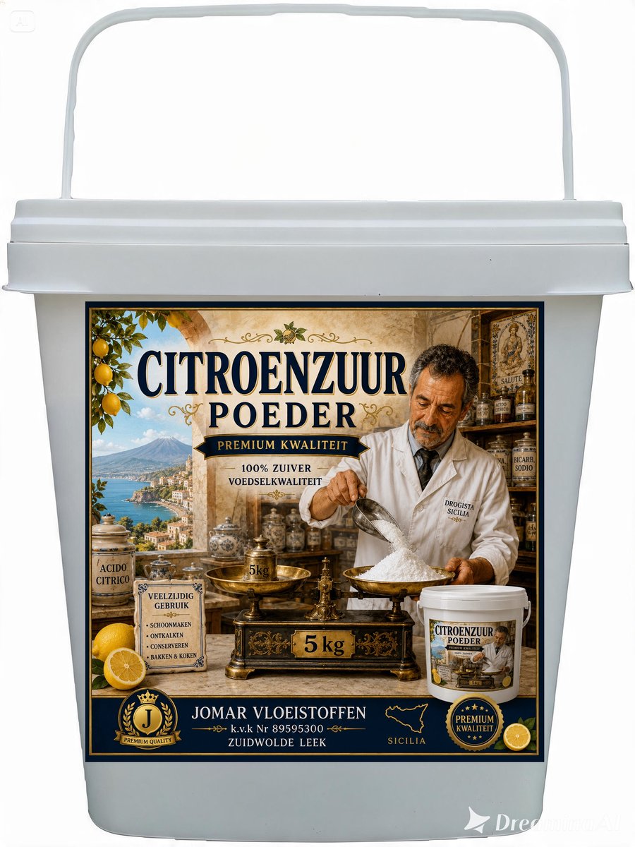 Citroenzuur - 5 KG - citroenzuurpoeder - zuurzout