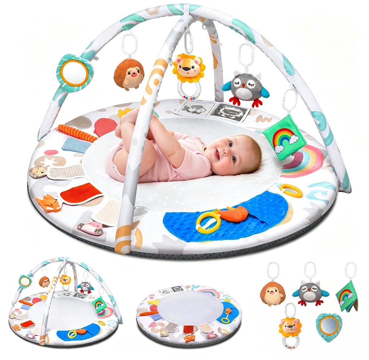 Omgoods - Activiteitenmat voor Baby's met 5 Speeltoestellen