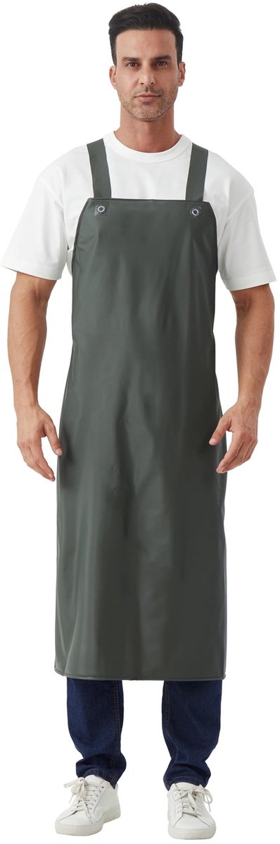 Omgoods - Unisex Waterproof Rubber Werk Schort voor Industrie en Schoonmaak