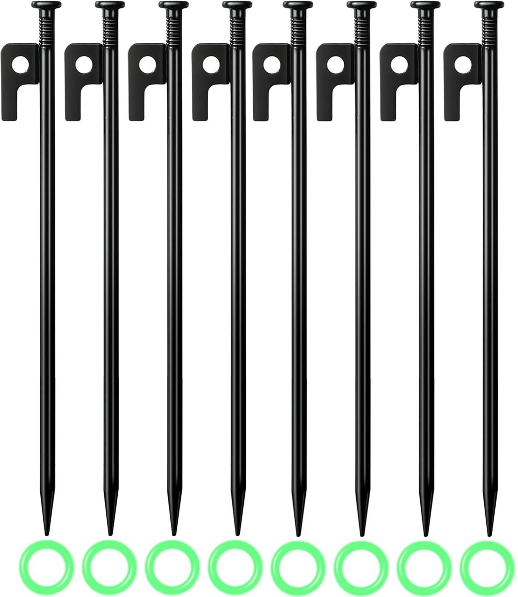 Omgoods - Set van 8 Stabiele Grondankers voor Buitenactiviteiten