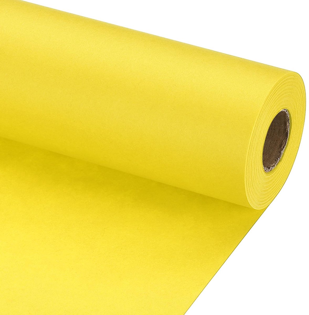Omgoods - Kraft Verpakkingspapier 38cm x 20m in Geel - 70gsm Sterk en Scheurvast