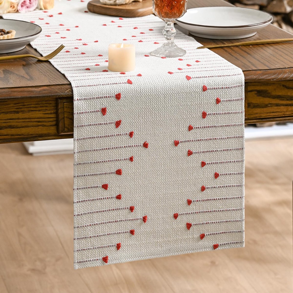 Omgoods - Boho Tafelrunner van Katoen 30x243cm voor Feesten