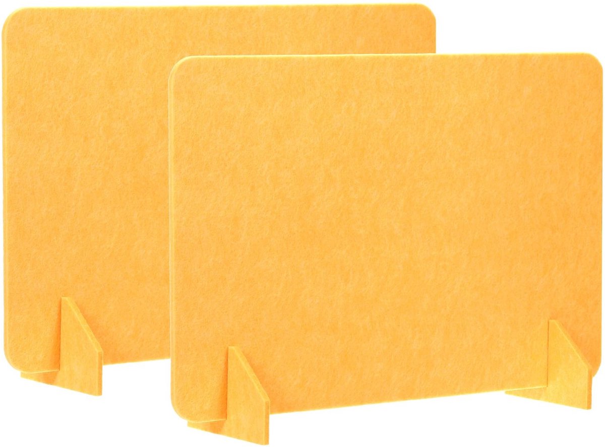 Omgoods - Set van 2 Akoestische Bureauverdeler 61 x 40 cm