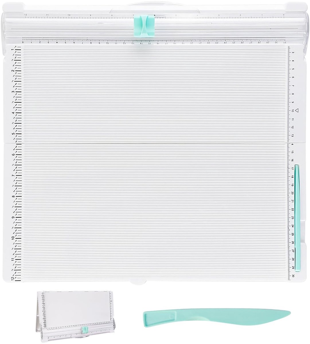 Omgoods- Papercutter 2-in-1 - Snijmachine Papier - Vouwbord - A4 Formaat - Robuust ABS Materiaal - Nauwkeurige Sneden