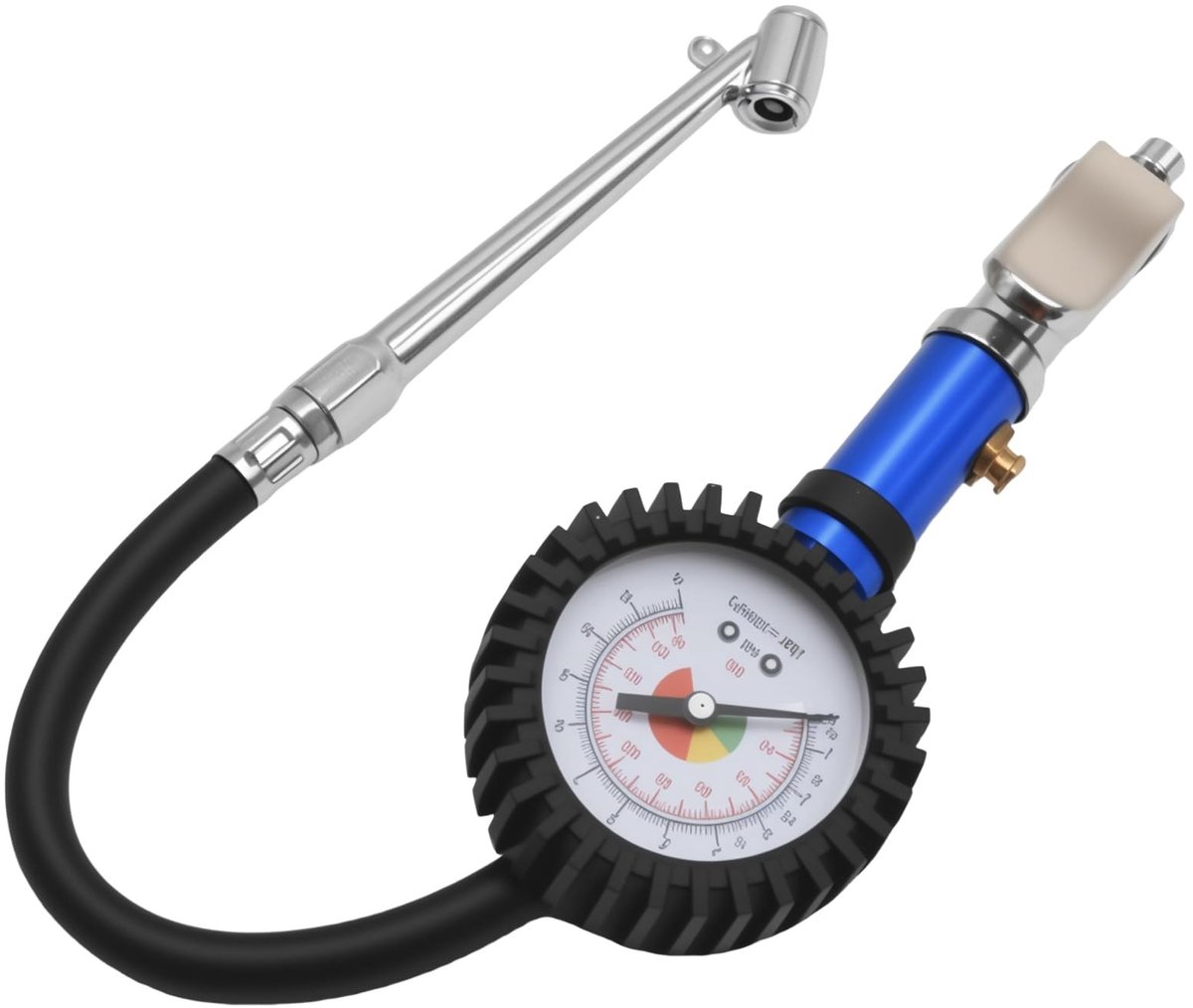 Omgoods - Bandenpomp met Drukmeter voor Auto en Motor
