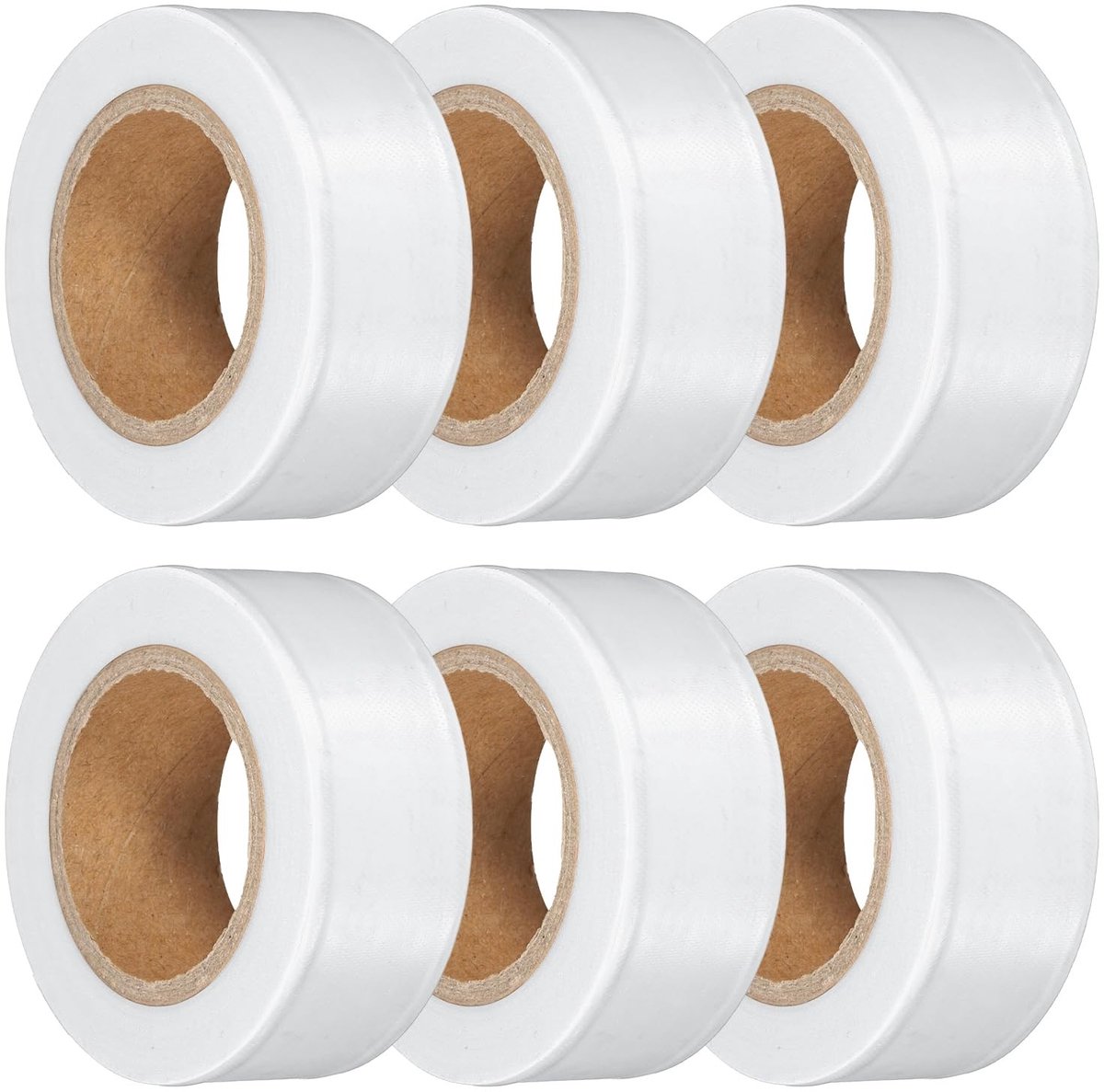 Omgoods - 6 Stuks Fluorescerend Niet-Klevend Plakband voor Markering