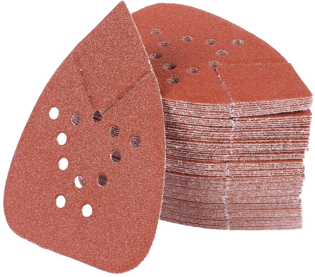 Omgoods - 90 Stuks Triangular Schuurpapier 80 Grit voor Deltaschuurmachine