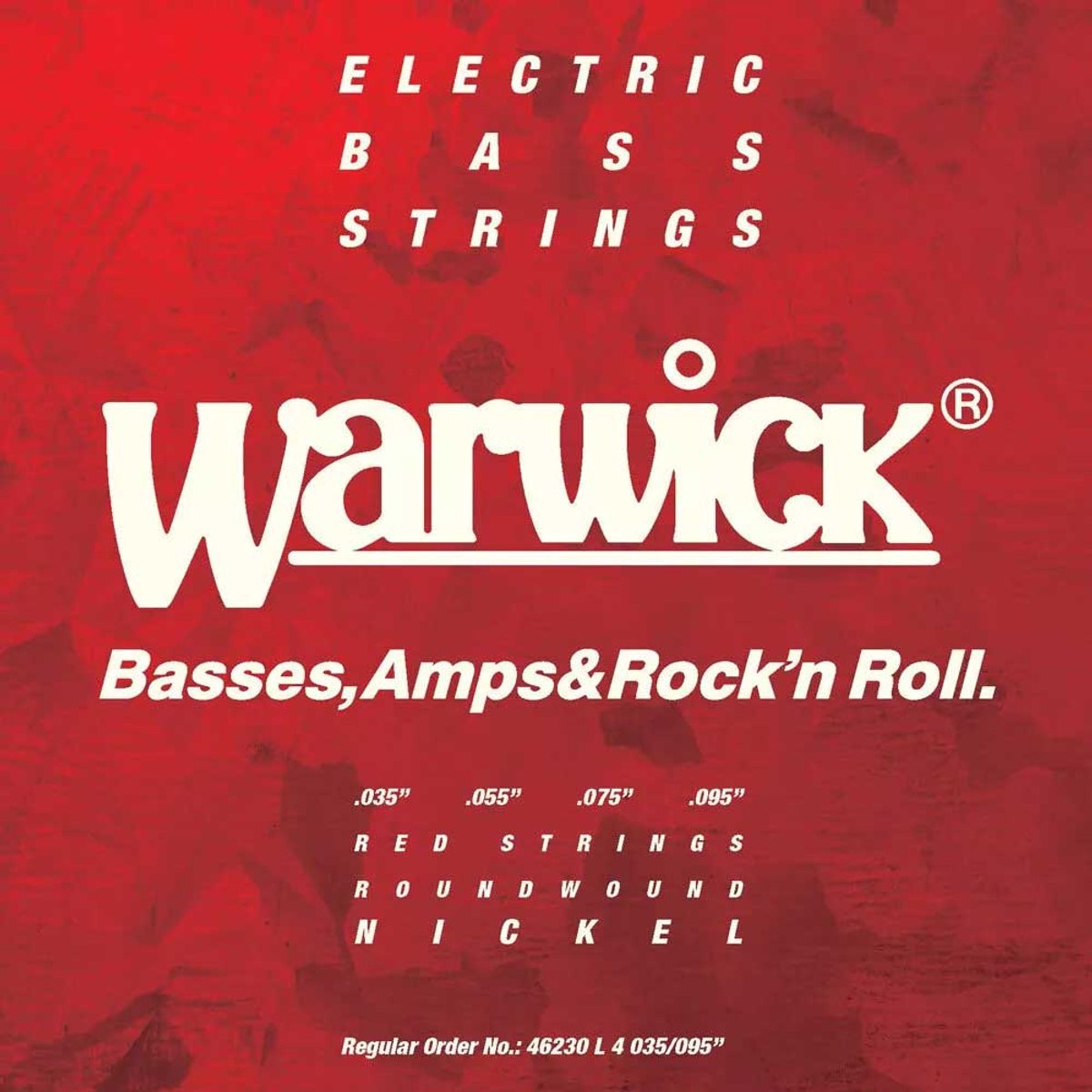 Warwick 46230 L Bassnaren Red Label Nickel-Plated Steel (35-95) Light