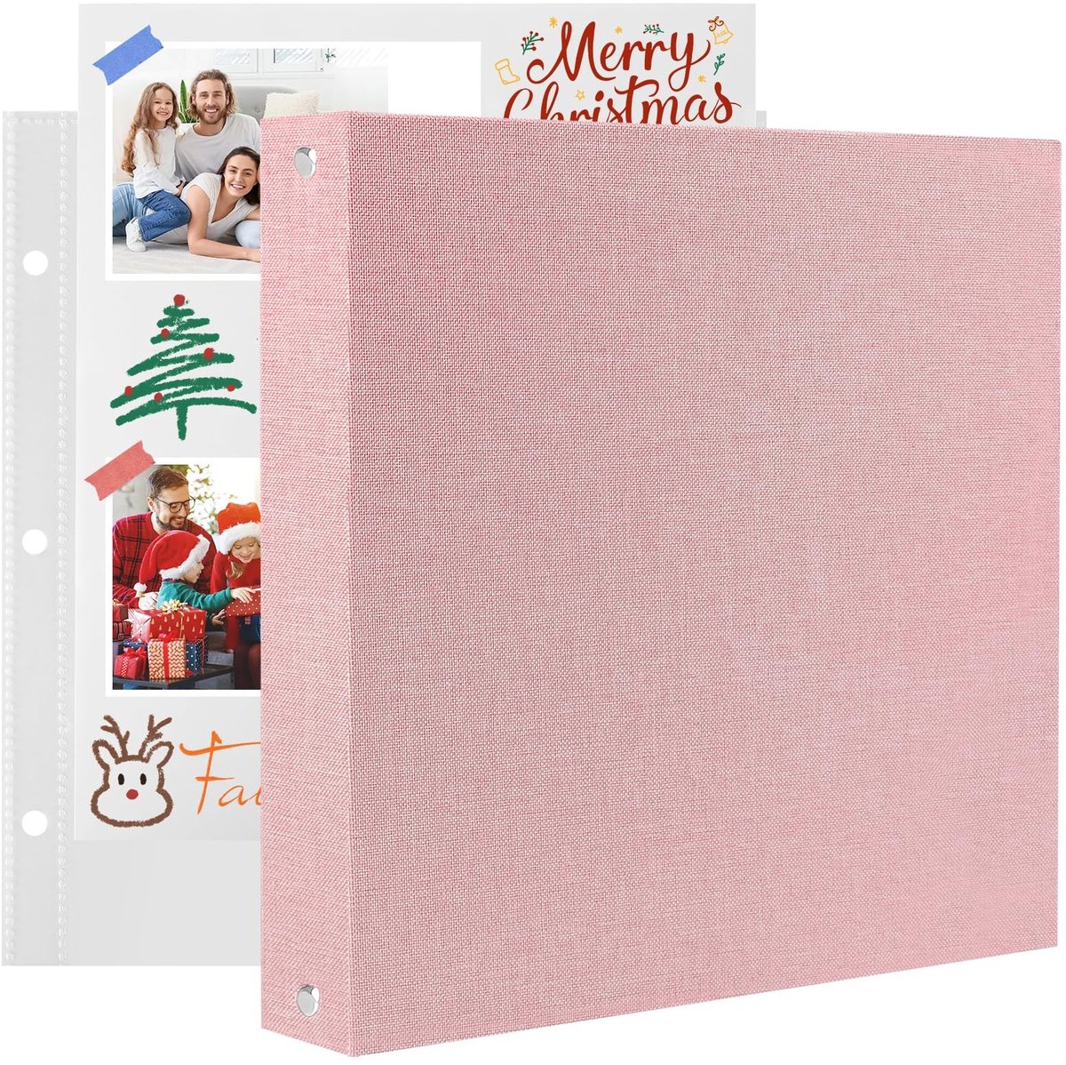 Omgoods - Fotoalbum Scrapbook 30 x 30 cm met 40 Pagina's