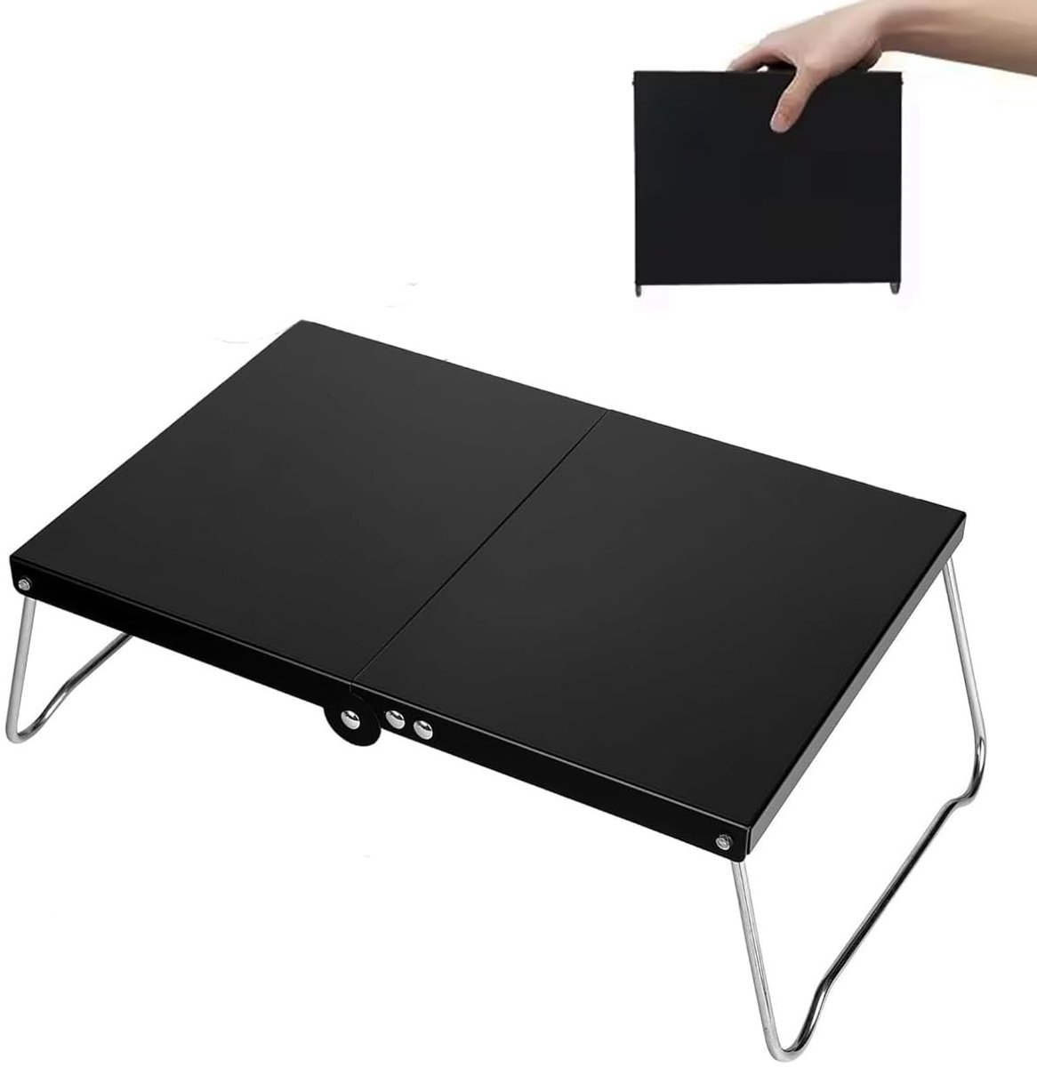 Omgoods - Opvouwbare Strandtafel - Lichtgewicht Aluminium Campingtafel met Draagtas