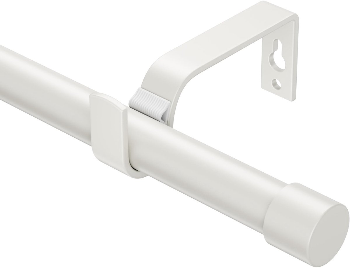 Omgoods - Uitschuifbare Gordijnroede 76-135 cm voor Binnen